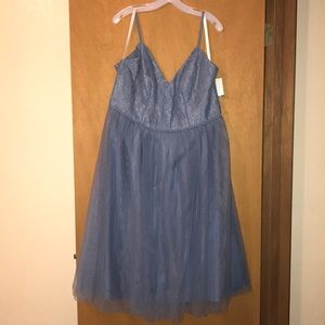 Tea Length Lace Tull Dress